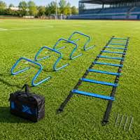 training agility ladder and hurdles set