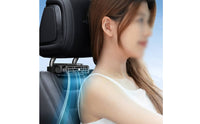 Compact Car Seat Fan with Adhesive Mount Adjustable Car Seat Fan Rectangular Quiet for Road Trippers