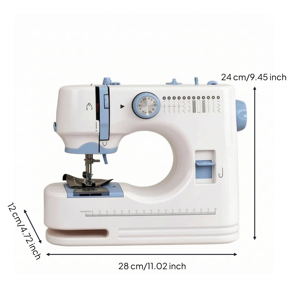 Electric Sewing Machine Stitch Selector Knob Tabletop Sewing Machine Home Tool Handwheel Presser-Foot Area