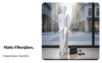 High-End Fiberglass Mannequin Elegant Design women's Clothing Mannequin Stable Base Female Display Figure Long-Lasting for Shop Merchandisers, Fashion Designers, Window Displays, Boutiques, Shopping Malls, Exhibitions