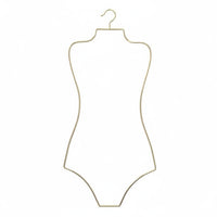 Lingerie Hanger Metal Bodysuit Display Rack Minimalist Style Retail Fixture for Closet