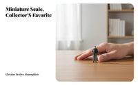 1:64 Miniature Scale Resin Figure Nostalgic Design 1:64 Scale People Figure Hand-Painted People Model Bright Hues