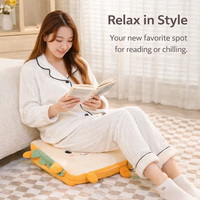 Floor Cushion for Adults Bedroom, Reversible Cooling Mat and Seat, Memory Foam Tatami Breathable Outdoor