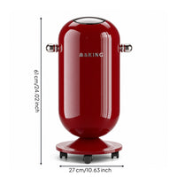 Trash Can with Wheels Indoor Wheeled Trash Can Portable for Kitchen, Office