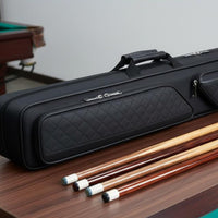 7-Slot Pool Cue Case Adjustable Shoulder Strap Billiard Carrying Case Soft Interior Lining Leatherette Cue Tube for Storage, Tournaments