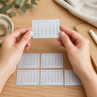 Perpetual Calendar Embossing Die Cuts for DIY Paper Craft and Card Making