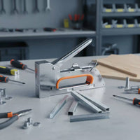 Manual Staple Heavy Duty Handheld Staple Rust Proof for Crafting, Repair