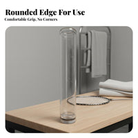 Shuttlecock Storage Tube Steamer Compatible Transparent Shuttlecock Tube Humidity-Resistant-Resistant Clear Badminton Ball Holder for Instructor Es