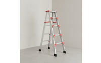 Step Ladder Ladder Aluminum Double-Sided Ladder Non-Slip for Homeowners, Photographers, Home Maintenance, Indoor Work, Photography Studio