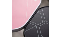 2 Pieces Fiberglass Pickleball Paddle Set with Bag Polypropylene Honeycomb Pickleball Set Long-Lasting Racket Lightweight for Beginners, Adults, Outdoor Games