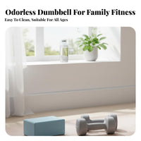 2 Pieces Compact Design Lightweight Dumbbell Long-Lasting Dumbbell Set Non-Slip Grip Neoprene Coated Hand Weights Ergonomic Handle for Women, Beginners, Kids, Home Workout, Aerobics