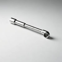 M3 Mini Cross Wrench Compact L-Type Socket Wrench Steel Tool Chrome Finish