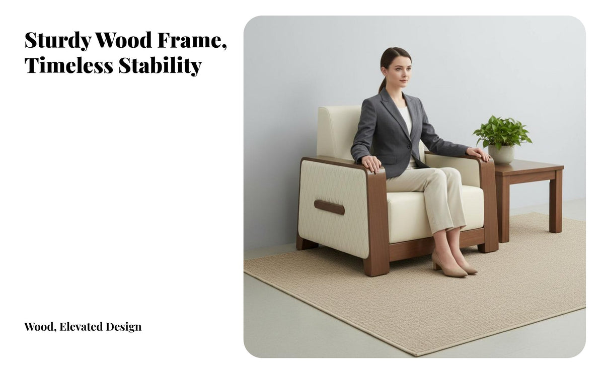 Single-Seater Armchair New Chinese design Upholstered leisure Chair Minimalist Design Indoor Furniture for residents, Meeting Room, Apartment, Bedroom
