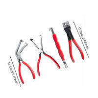 4 Pieces Car Wire Cutter Pliers Set High-Carbon Hardened Steel Material Line Disconnect Pliers Rust Resistant Automotive Plier for Workshop