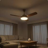 Eye-Friendly Wood Trim Ceiling Light Long-Lasting Flush Mount Ceiling Light Flicker-without Flicker for Whole House, Living Room, Bedroom