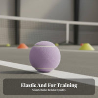 Macaron Colors Colored Tennis Ball Long-Lasting High Rebound Training Ball Multi-Use for Dog Owners, Beginners, Outdoor, Backyard, Park