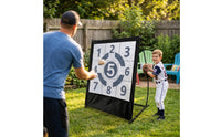 Nine-Hole Pitching Net Portable Nine-Hole Pitching Target Sturdy Baseball Target Net for Home Workouts