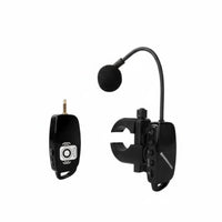 High-Fidelity Sound Wireless Flute Audio Pickup Rechargeable Extended-Life Battery Wind Instrument Pickup System Noise Reduction Attach-on Instrument Audio Pickup Low Latency for Musicians, Performers, Stage Performance, Live Broadcasting, Recording
