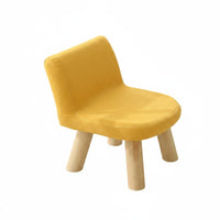 Removable Washable Cover Upholstered Kids Chair with Backrest Stable and Sturdy Toddler Low Stool with Back Support Kids Floor Chair for Toddlers, Bedroom, Playroom, Entryway