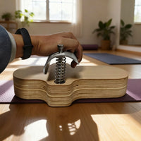 Foot Training Device with Springs Manual Wooden Foot Stretcher Arch Exerciser Compact Exercise Equipment Portable for Dancers