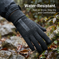 Winter Thermal Gloves for Men Women, Touch Screen Warm Fleece Lining Gloves, Windproof Water-Resistant Outdoor Sports Gloves for Cold Weather