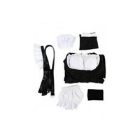 Cosplay Nun Dress High Slit Design Comfortable Stretch for Nightlife