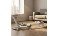 Adjustable Incline 4-in-1 Exercise Machine Padded Seat Multi-Functional Rower Steel Frame Foldable Rowing Machine Compact