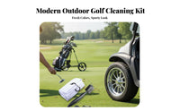 Sport Towel and Brush Set Microfiber Sport Club Cleaning Kit Sports Equipment Great Gift Suggestion With Carabiner Fastener
