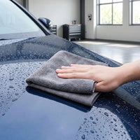 Microfibre Cloth and Car Drying Towel, Coral Fleece Microfibre Cloth, Scottish Celestial Gray Car Interior Cleaning Towel