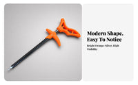 Aluminum Alloy Fishing Hook Remover Long Shaft T-Handle Hook Remover Portable