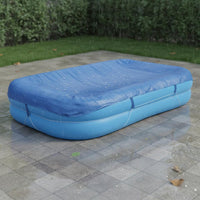 PE Pool Tarp Waterproof Round Pool Cover Dustproof for Backyard, Garden