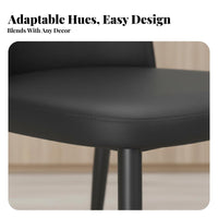 Nordic Aesthetic Upholstered Shell Chair Modern Design Home Seating Minimalist design Ergonomic spinerest for Apartment Dwellers, Interior Designers, Homeowners, Dining Room, Kitchen, study alcove, Waiting Area