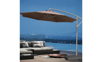 Cantilever Patio Umbrella with Water-Fillable Base Weighted Cantilever Offset Patio Umbrella Outdoor for Backyard, Balcony, Cafe