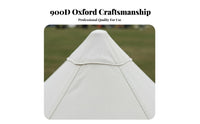 Long-Lasting 900D Material Multipoint Star Tent Large Capacity Outdoor Shelter Waterproof Event Canopy Water Resistant for Campground Owners, Businesses, Campsites, Camping, Resorts, Tourist Attractions
