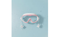 Anti-Fog Goggles Cap Earplugs Set Design Swim Goggles and Cap Kit Wide View Adult Swim Kit HD Vision for Adults