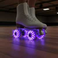 Illuminate up Four-Wheel Glide Wheel Indoor/Outdoor Illuminated Four-Wheel Glide Wheel Skating Equipment 82A Hardness Even &