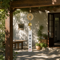 Vintage Chinese Style Wooden Wind Chime for Home and Garden Decor