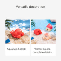 Crab resin figurine decor