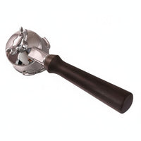 Coffee Maker Handle Espresso Machine Accessory Portafilter Solid Wood Grip Stainless Steel Double Spout Filter Mesh Ergonomic Design Suitable for Home Use Cafe