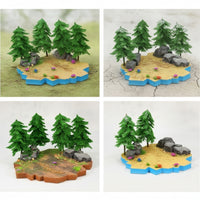 Miniature Scene Material Kit Assorted Diorama Tree Set Mixed Miniature Tree Set for Tabletop Displays