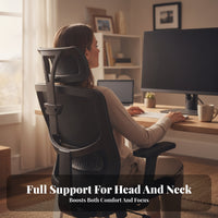 Mounting Stem Office Chair Headrest Accessory Curved Frame Molded Plastic Headrest