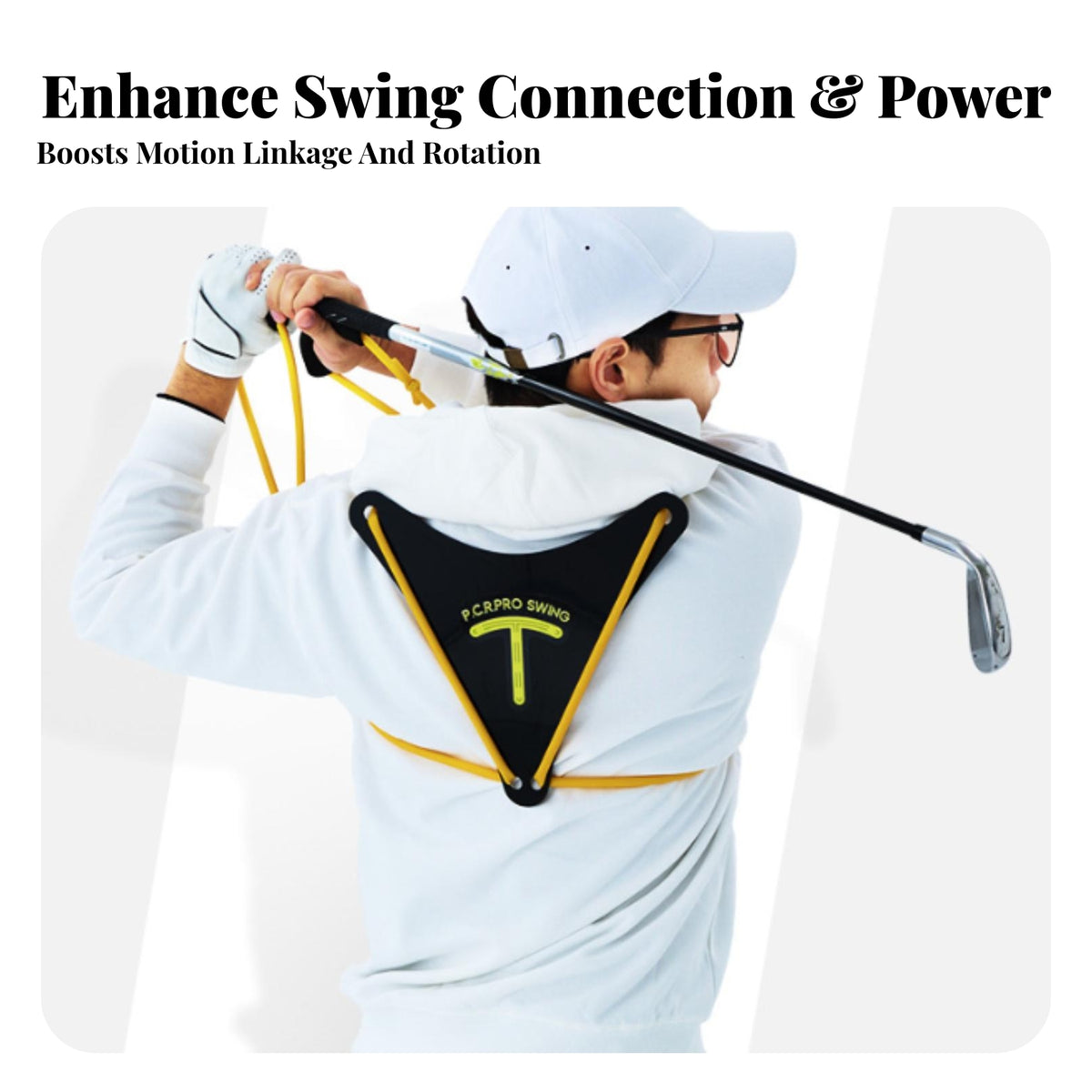 Triangular Design Golf Swing Corrector Adjustable Golf Posture Corrector Flexible Posture Training Aid Strap System