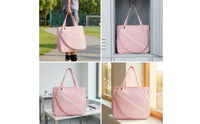 Tennis Tote Bag Spacious Tote Bag with Shoe Compartment Roomy for Athletes