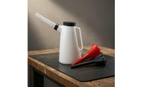 Measurement Marks Oil Jug Handle Measuring Oil Jug HDPE Ribbed