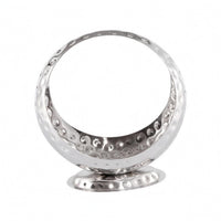 Stainless Steel Fruit Basket Rust-Resistant Pedestal Fruit Bowl Easy to Clean Kitchen Display for Buffet