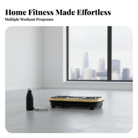 Multi-Speed Adjustment Vibration Plate Exercise Machine Non-Slip Surface Vibration Platform Machine Compact Size Full Body Vibrating Platform Wireless Controller Control for Women, Adults, Office Workers, Home Gym, Living Room