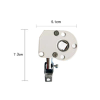 Outdoor Awning Worm Gear Manual Gearbox Head Metal Bracket Roller Shade Gearbox Head Screw-Fixed Window Hardware