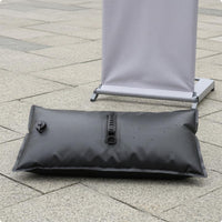 Screw Cap Banner Stand Weight Bag Carry Strap Weighted Water Bag Rectangular Light Stand Sandbag Black