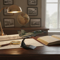 MiG-29 Fighter Plane with Display Stand for Desk, Office, Collectors