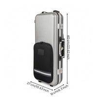 Lock Clasps Clamshell Saxophone Case Front Pocket Hard Saxophone Case Rounded Corners Lined Interior for Back Carrying